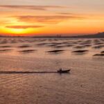 Lever de soleil et poses longues sur l'étang de Thau