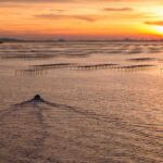 Lever de soleil et poses longues sur l'étang de Thau